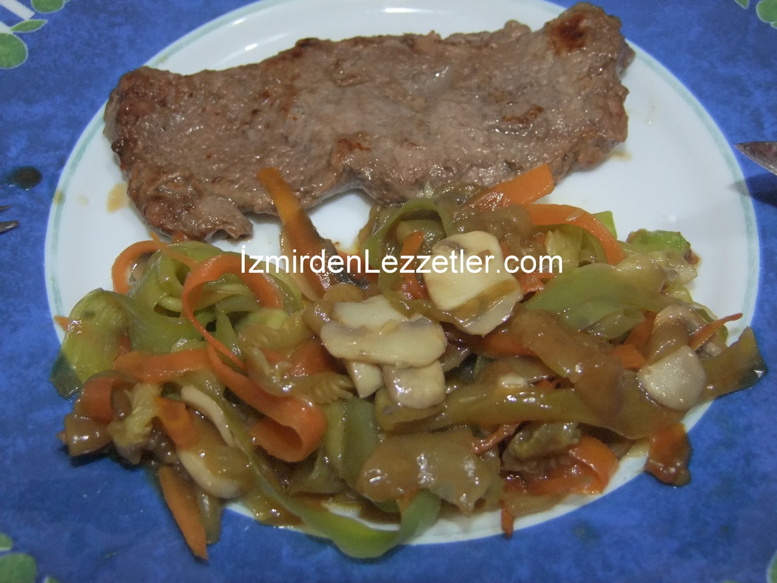 ızgara biftek yanına garnitür