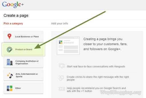 How to Create Google+ (Plus) Fan Page for Your Blog