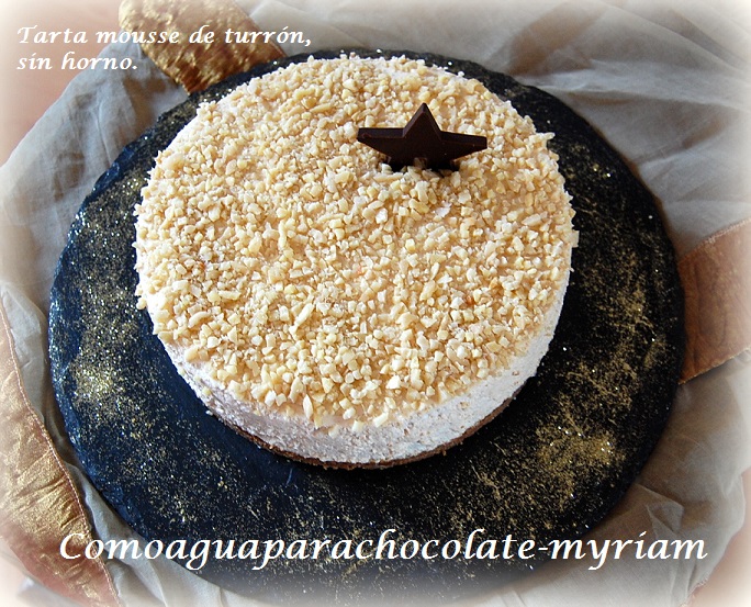 Tarta Mousse De Turrón Sin Horno.
