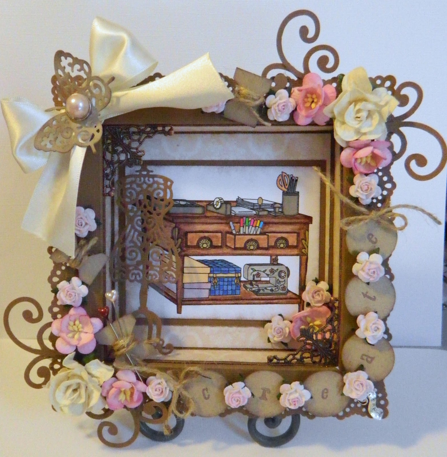 Inky Impressions Inspirational Blog Shadow box tutorial
