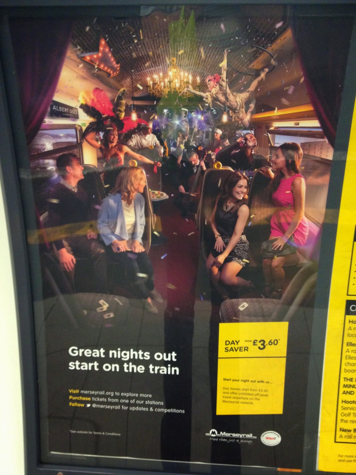 round the rails we go Groovy Train