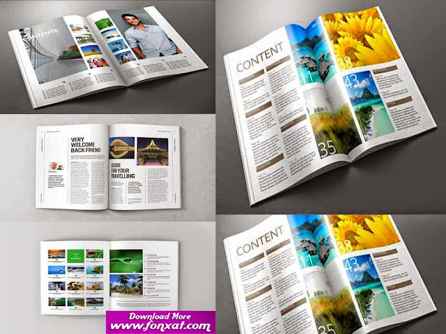 تصميمات مجلات التصميم رقم ( 32 ) magazine design 