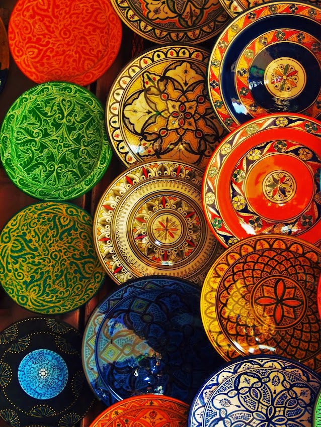 Colors of the Berber Market in Marrakech