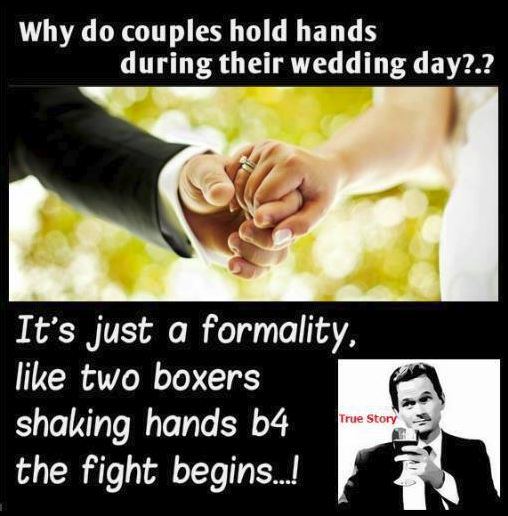 Jokes Humor Funny Pictures Reason for Holding Hands