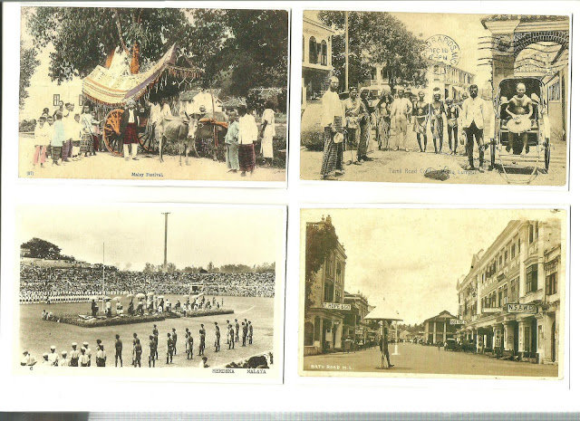 pic.(43)malay festival c.1910.(44)tamil road coolies kl c.1910.