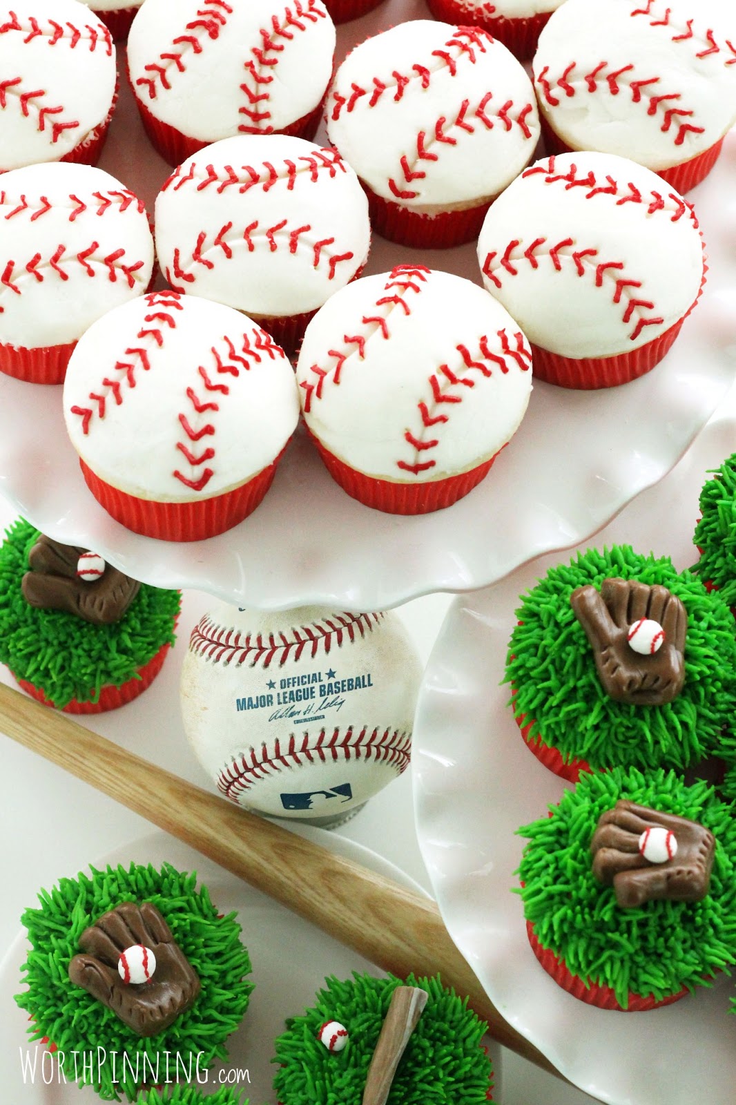 Worth Pinning Major (or Little) League Baseball Cupcakes