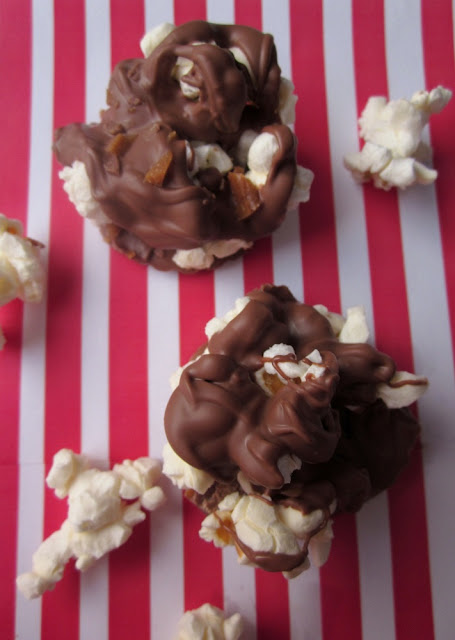 Popcorn Chocolate Treats