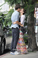 Emma Watson Kissing Johnny Simmons