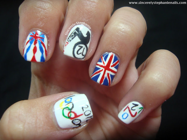 olympic nail art