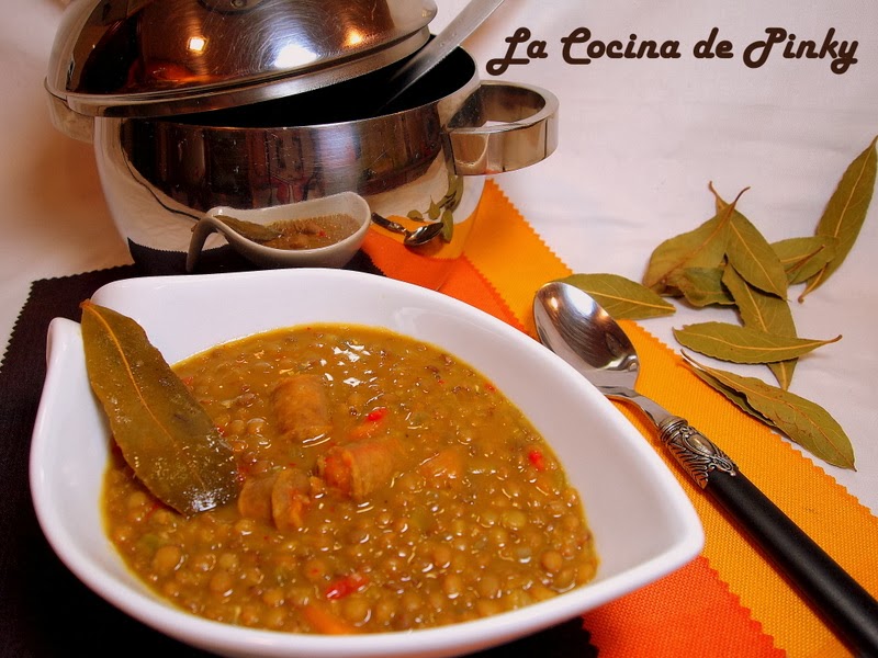 LENTEJAS AL CURRY CON SALCHICAS  Lentejas+al+curry+con+salchichas+1