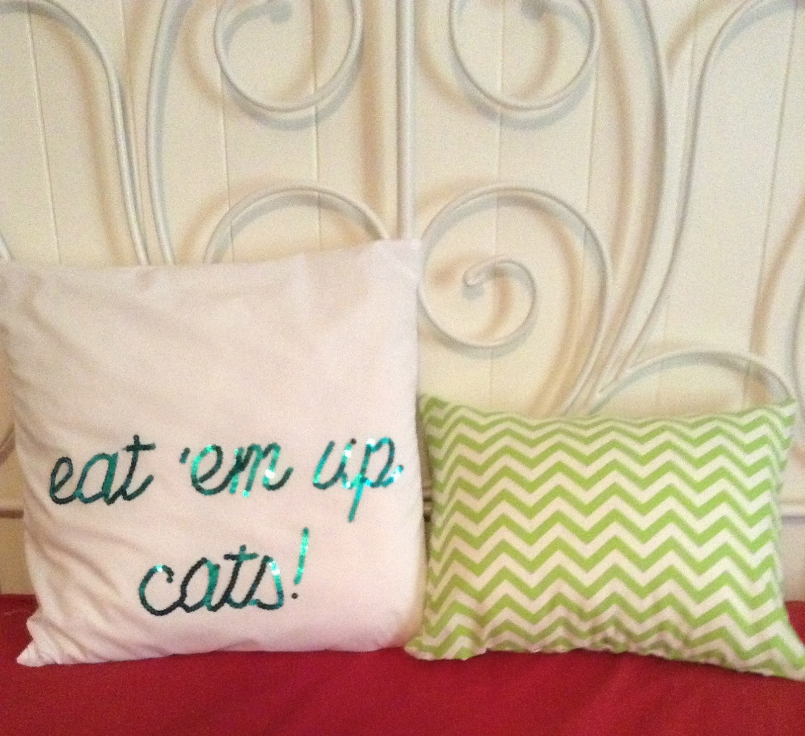 Knowledgeable and Happy DIY Sequin Pillow