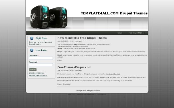 Free Web Hosting Blue Drupal Theme Template Free Web Hosting Blue Drupal Theme Template