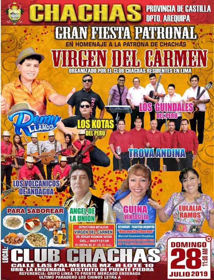 HOMENAJE A LA VIRGEN DEL CARMEN 2019