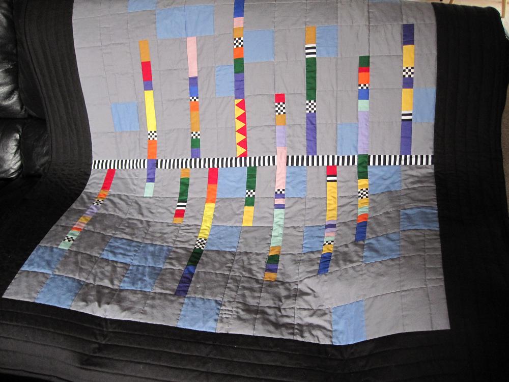 Becky's Blabber New Orleans Quilt finished!!