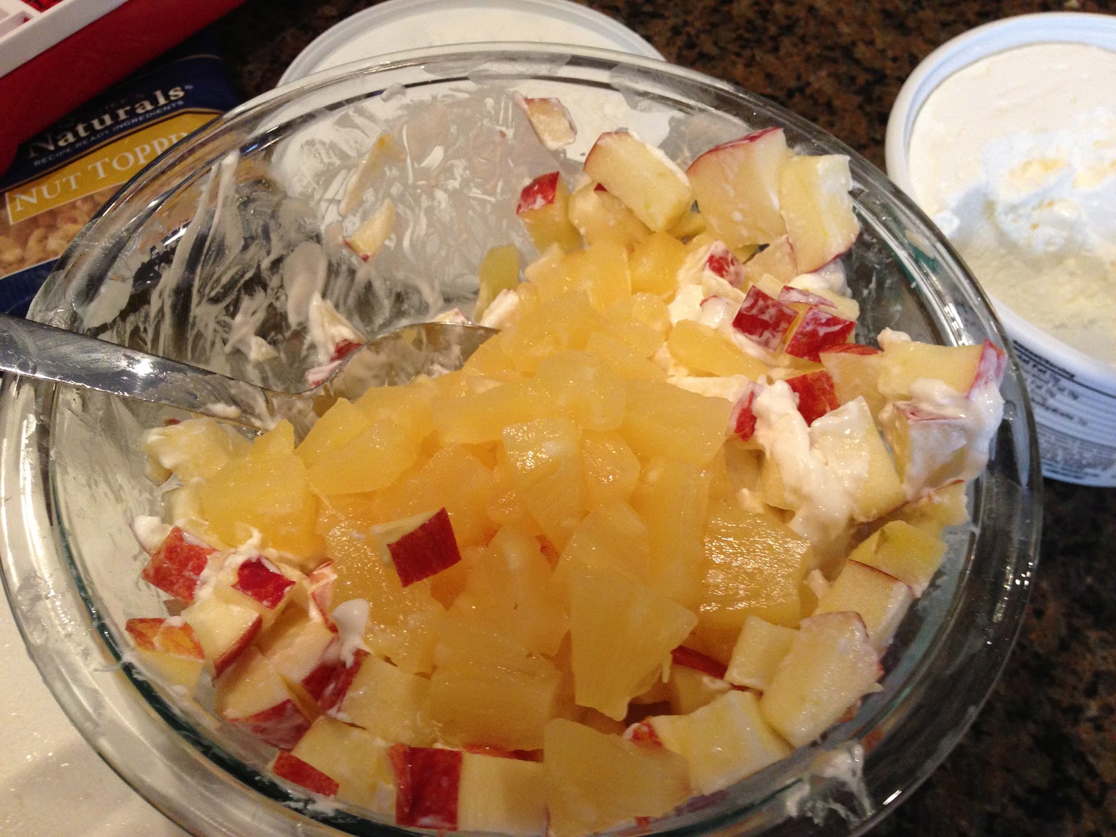 Life According to Weight Watchers Caramel Apple Salad Review!