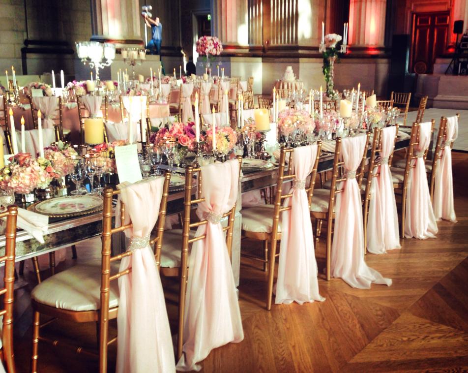 Wedding at the Andrew Mellon Auditorium. Davinci Florist