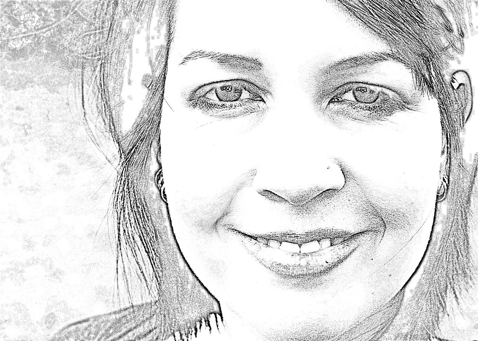 computer pencil sketch