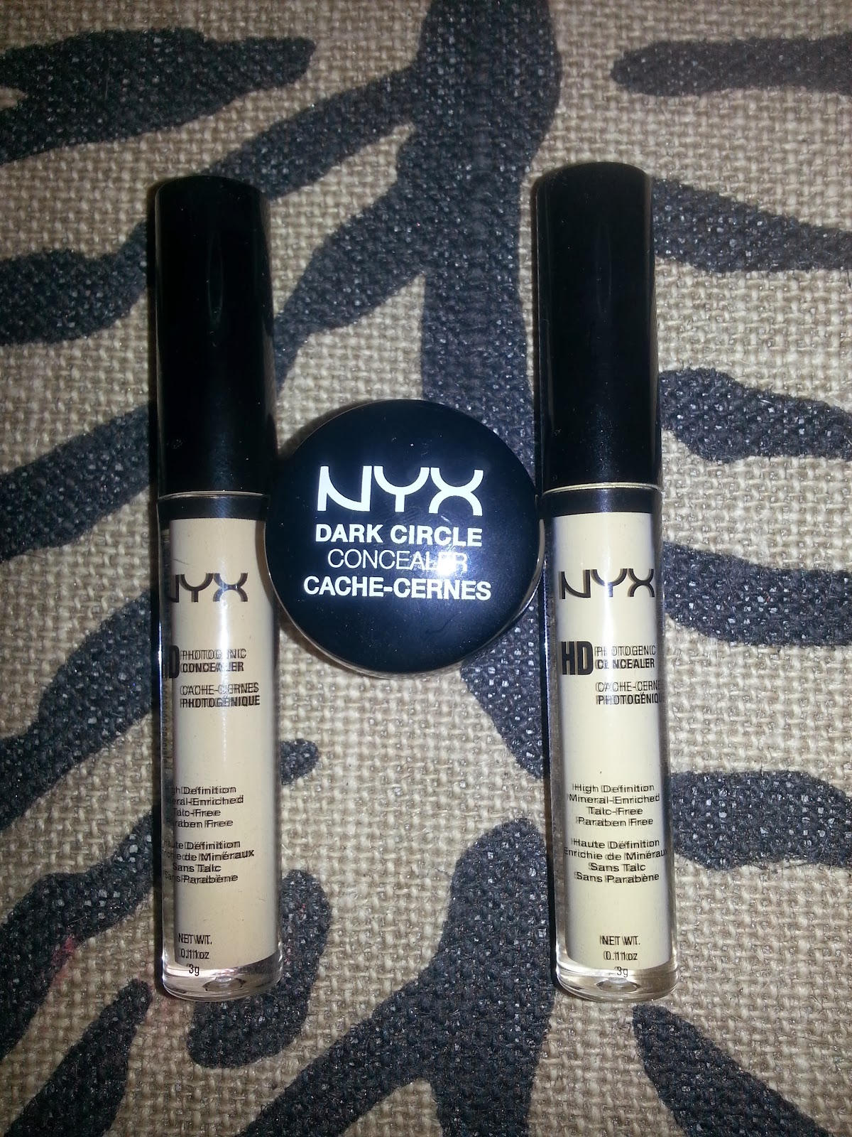 Leopard Lace and Cheesecake Review NYX Concealers