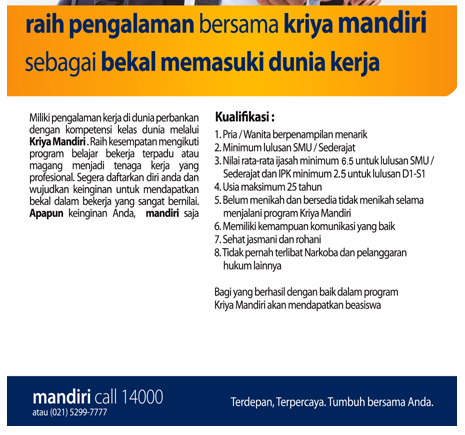 Lowongan Kerja Malang Agustus 2014 