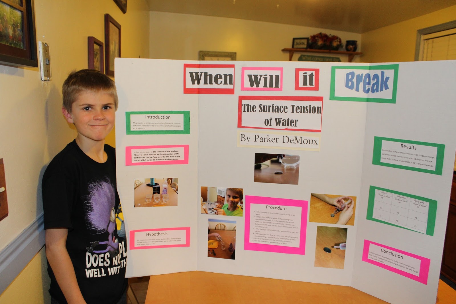 ...and they all lived happily ever after... How water/surface tension