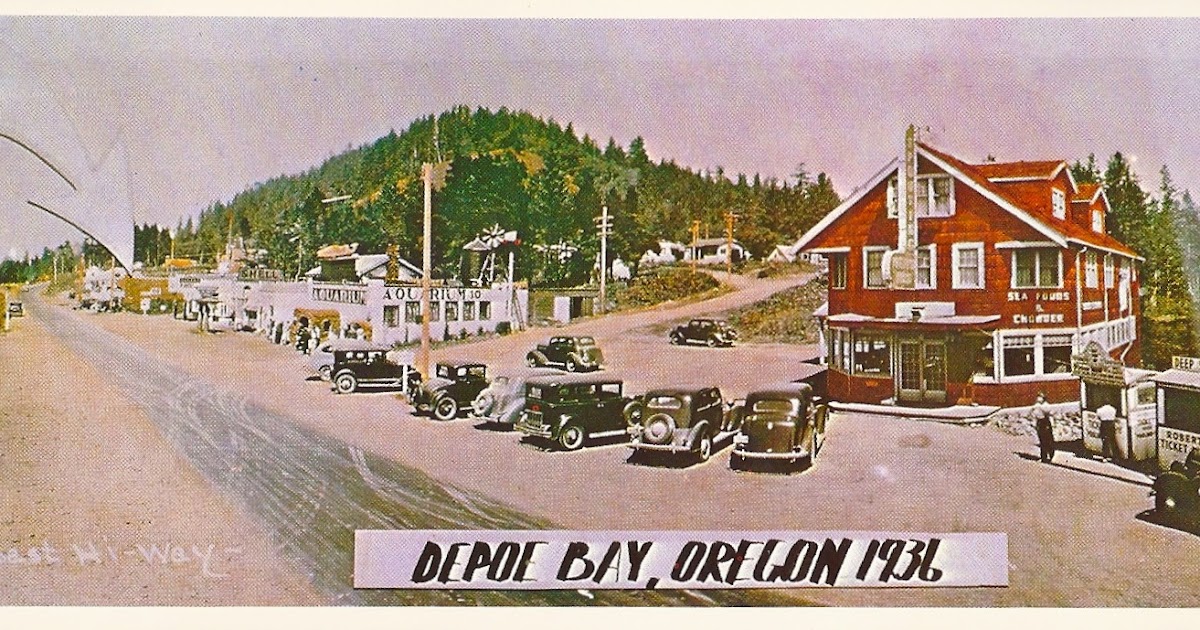 My Favorite Views Oregon Depoe Bay Reprint, 1936