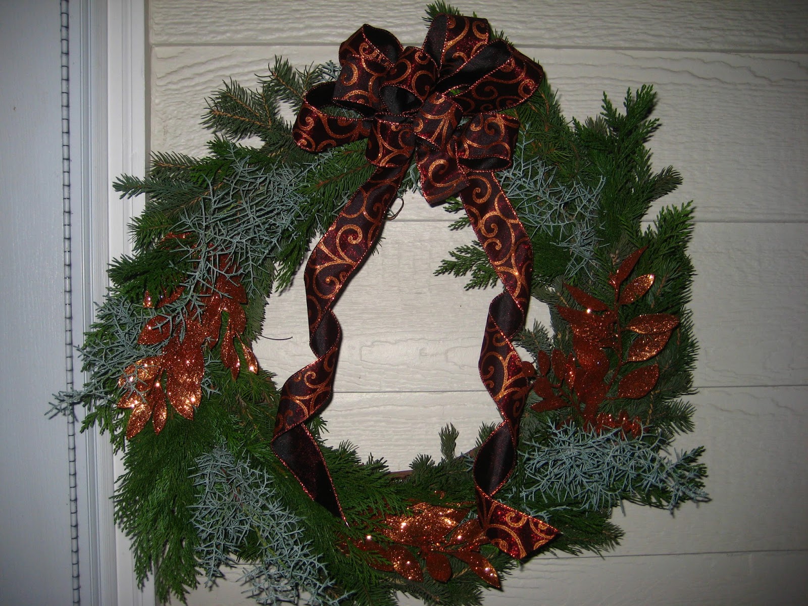 Natural holiday wreaths Susan's in the Garden