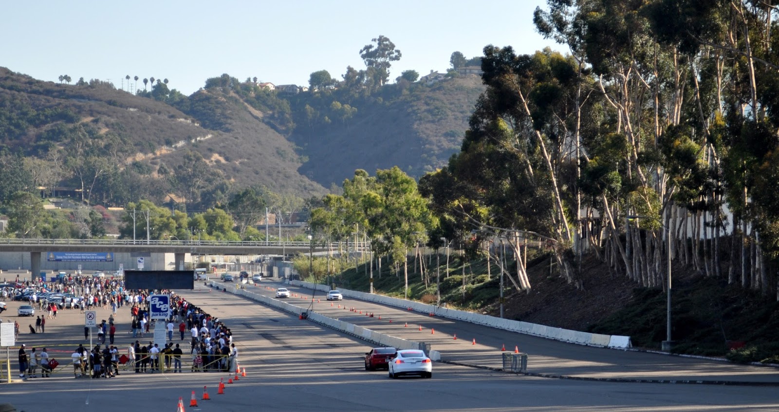 Just A Car Guy drag racing at Stadium, during Eurofest