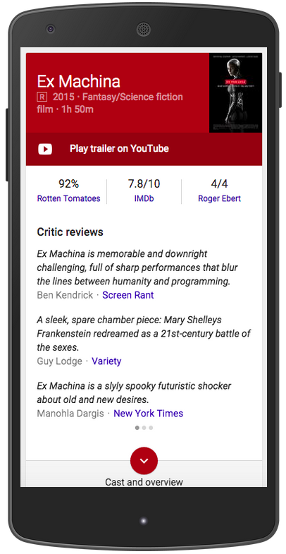 Using schema.org markup to promote your critic reviews within