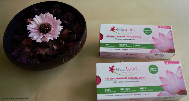 Everteen Natural Intimate Hygiene Wipes  review