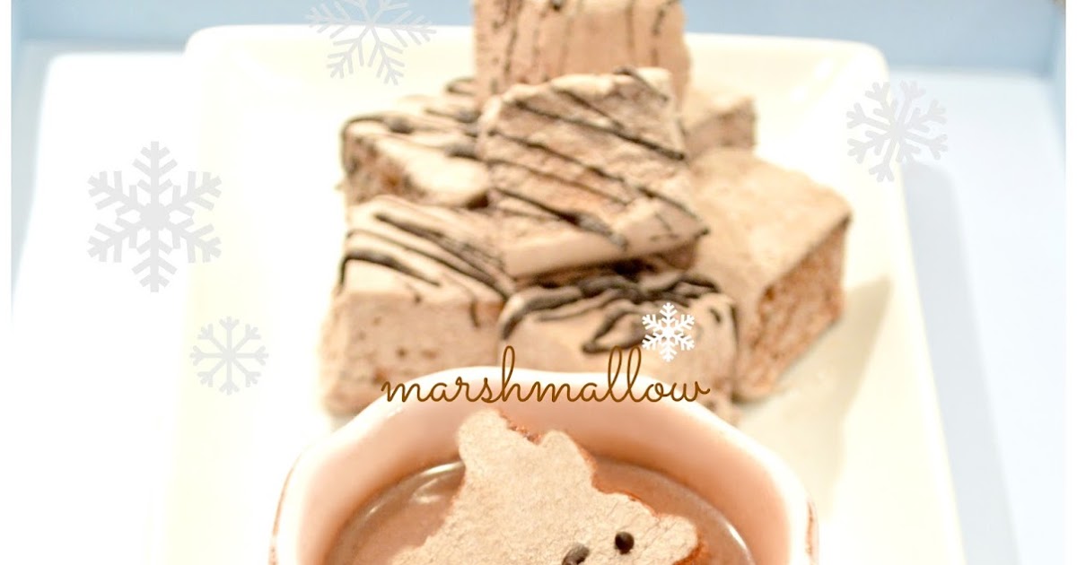 Homemade Teddy Bear Chocolate Marshmallows ( 'ェ' ) Chérie Kelly