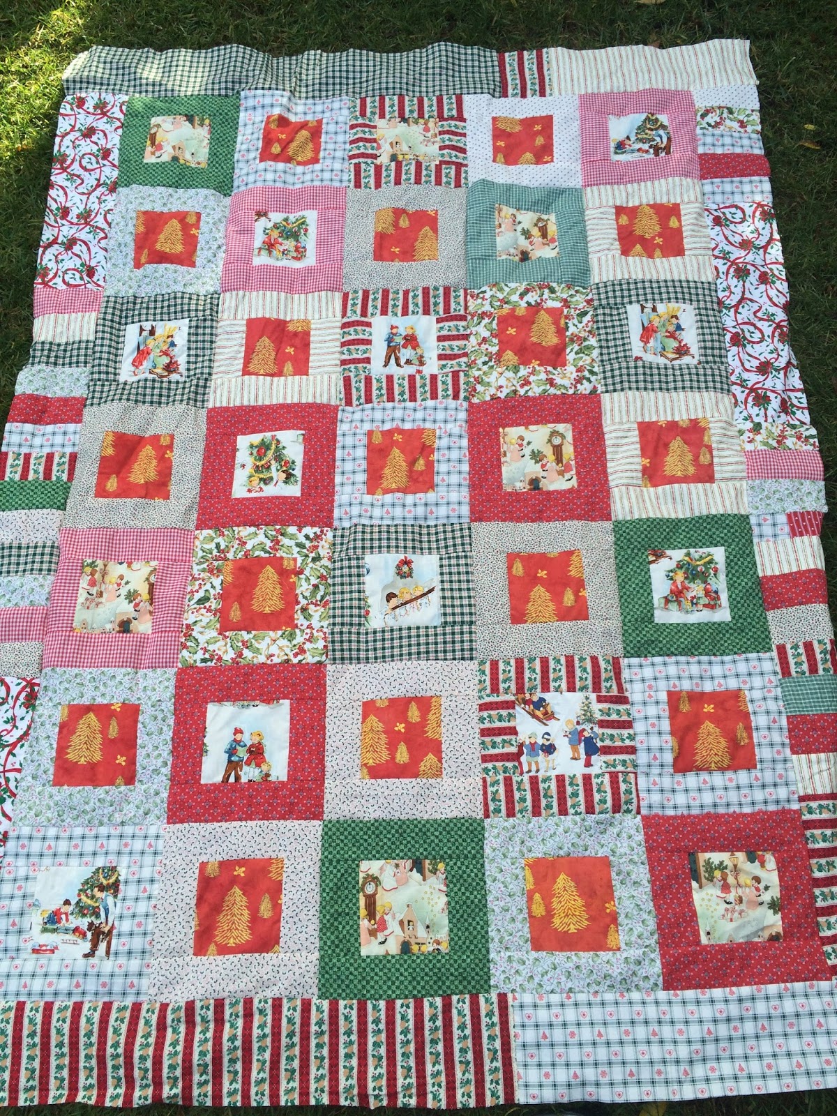 Love Laugh Quilt Merry Christmas