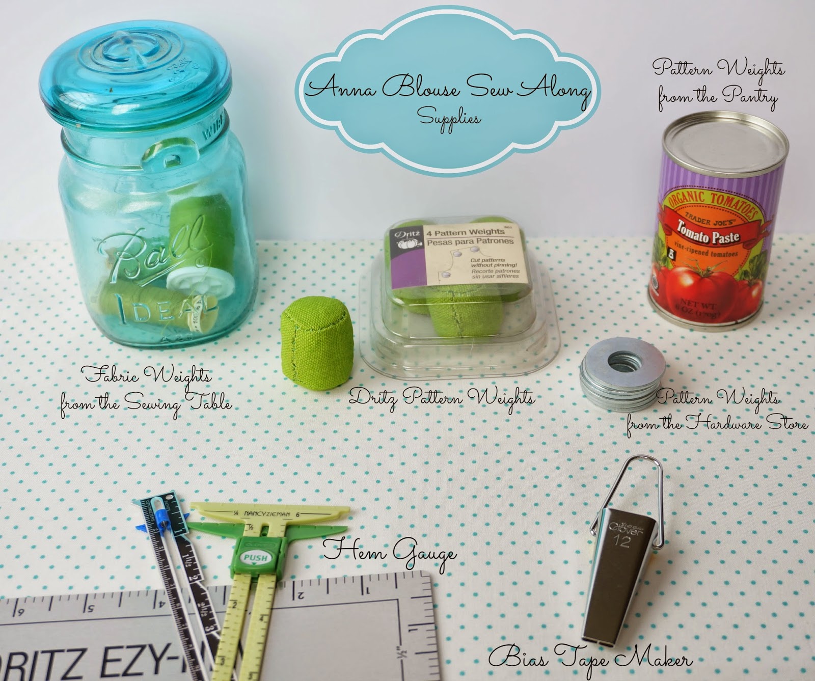 Charise Creates Dress Making Tools and Supplies The Anna Blouse Sew