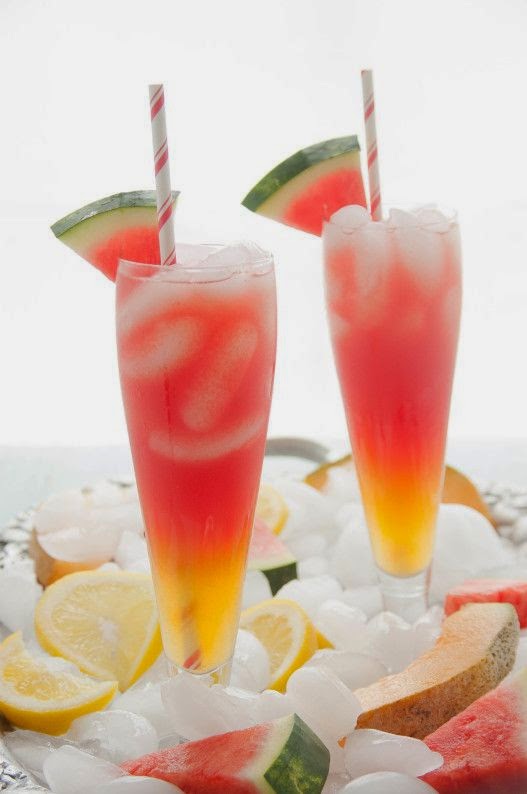 Watermelon Cantaloupe Lemonade