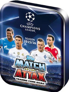 Topps UEFA Champions League season 2015/16 Blister with 5 sticker pack 