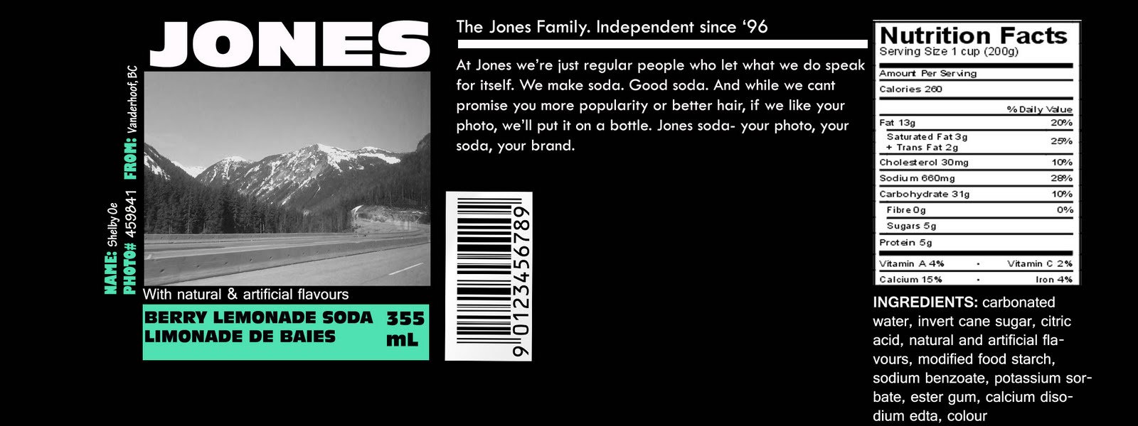 soda label