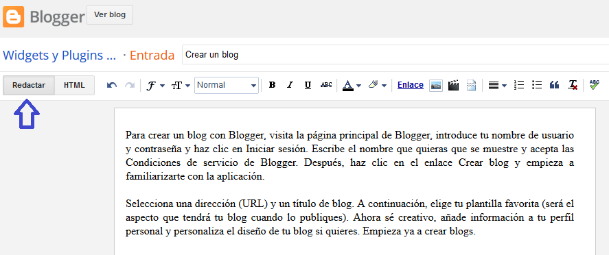 Cómo publicar correctamente una entrada en mi blog de Blogger