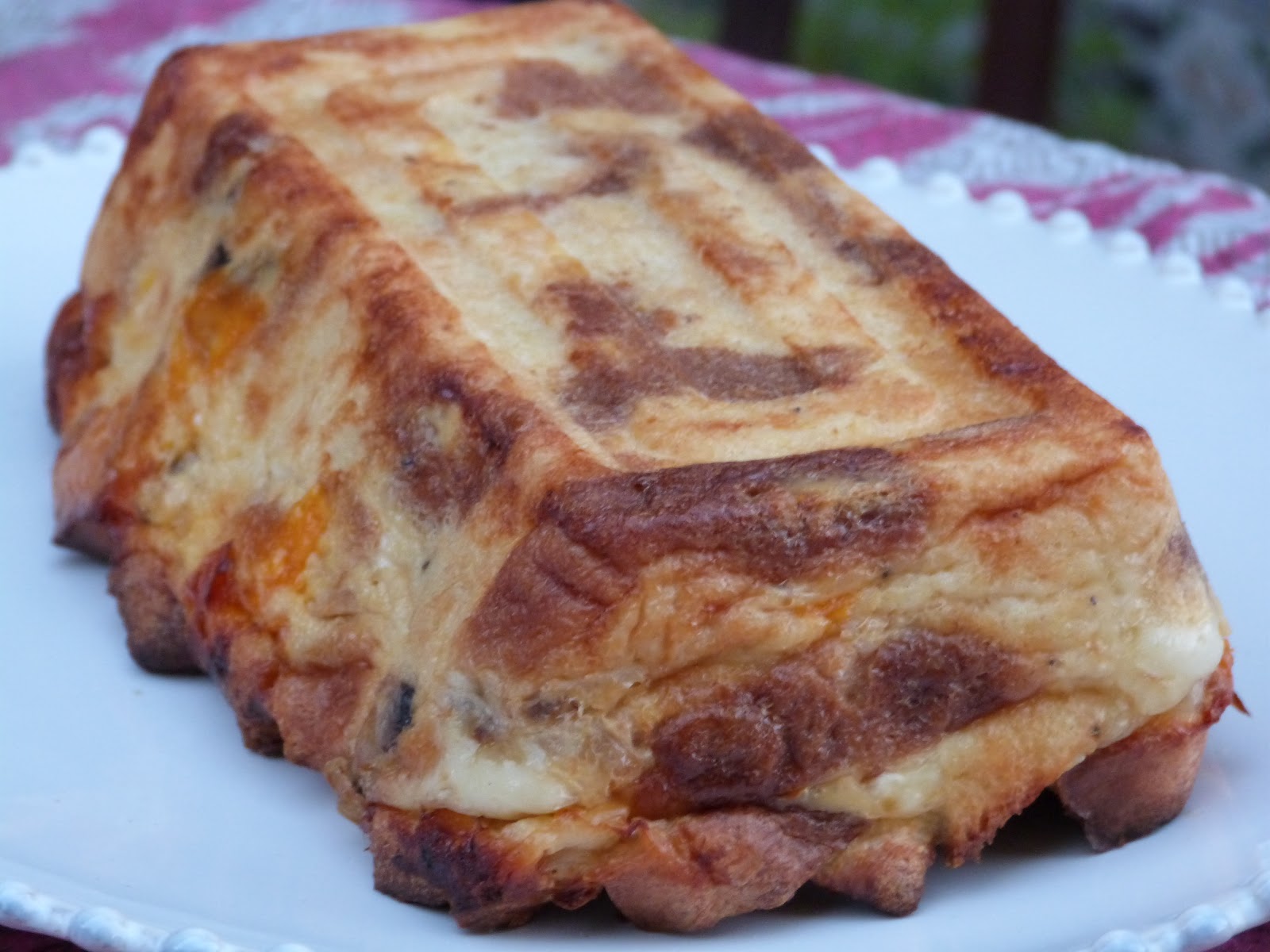 Las Recetillas de Mónica Pudin de pan y queso