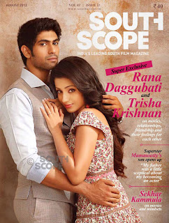 Rana D. & Trisha Krishnan Photoshoot for SouthScope Magazine