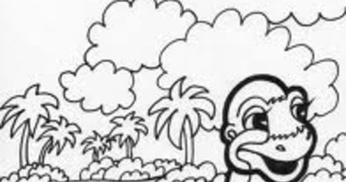 Dinosaur Egg Coloring Pages widescreen