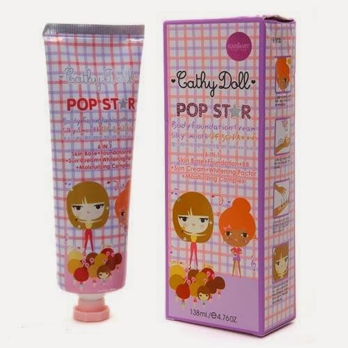 CATHY DOLL POP STAR BODY FOUNDATION CREAM SILKY SMOOTH