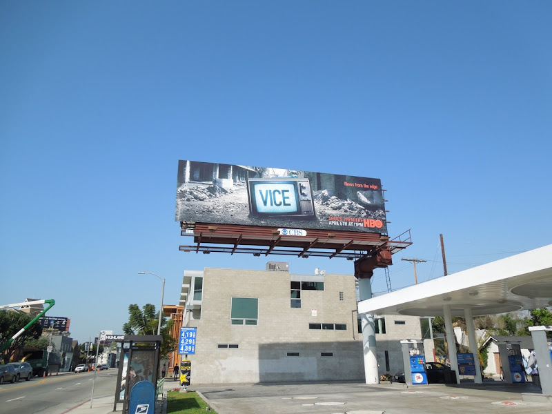 Vice billboard Melrose Avenue Vice HBO billboard