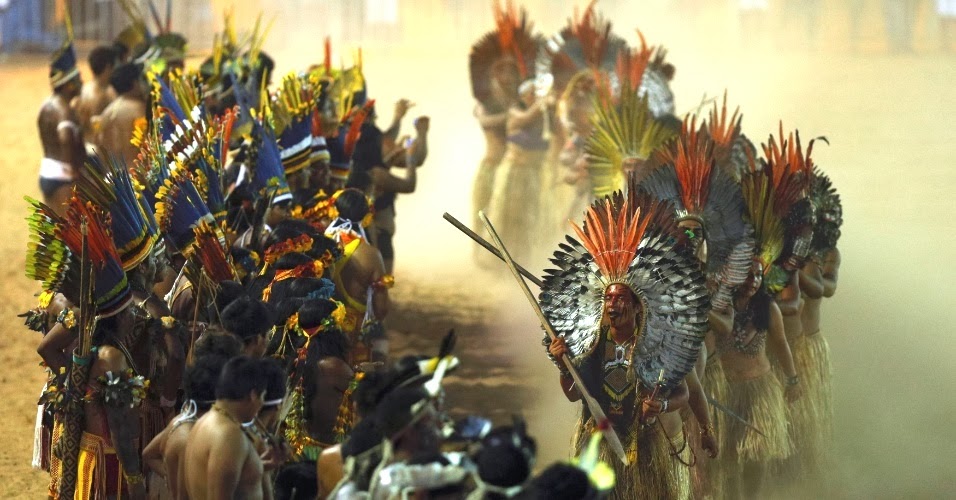 Abertura Xll Jogos Indígenas Cuiabá - MT.2013