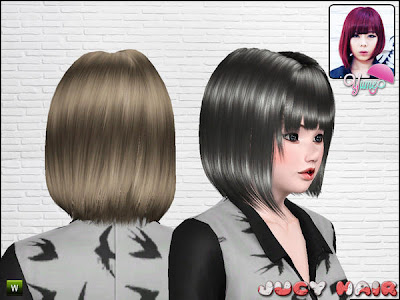 sims 4 cc short hair sims 4 cc hair with bangs