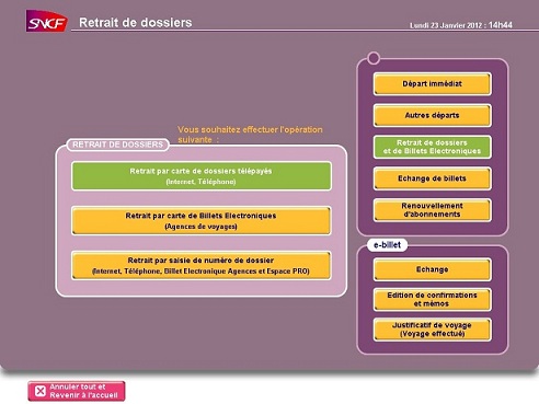 infos pratiques - sncf : carte bancaire perdue - retrait du billet