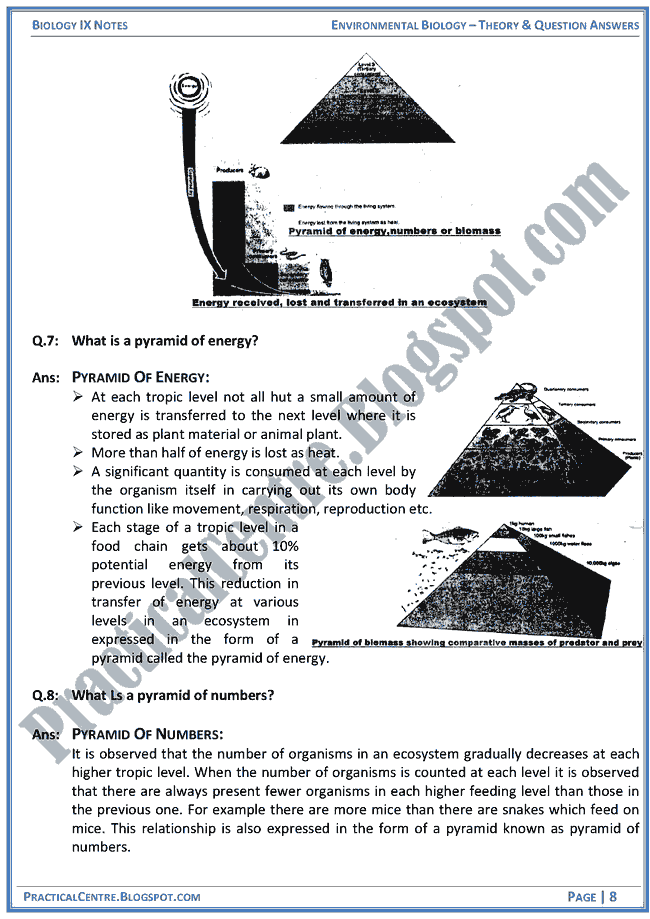 environmental-biology-theory-and-question-answers-biology-ix