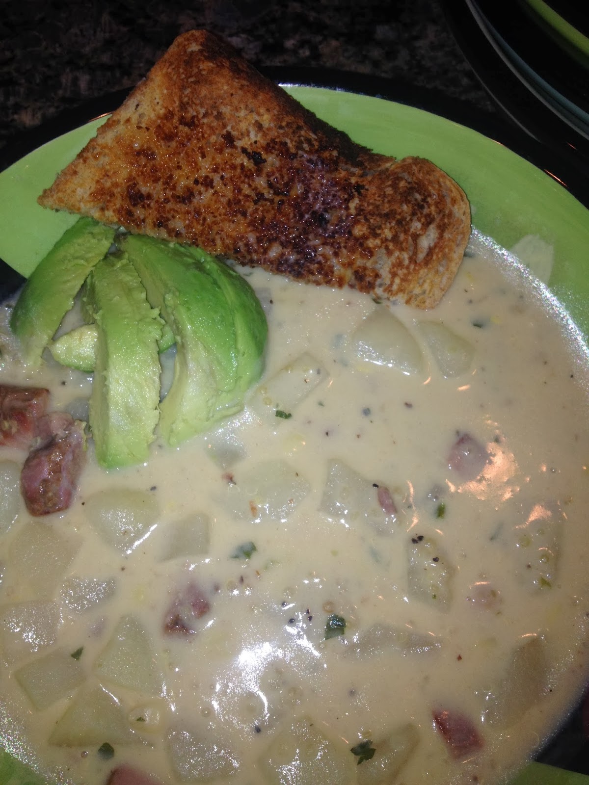 Third Sunday Dinner Blog Pressure Cooker Potato Quinoa Soup