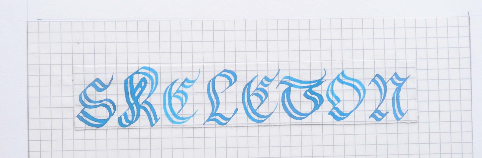 Letras Goticas Para Dibujar A Lápiz Caligrafia Arte Y Diseno Gotica Skeleton caligrafia arte y diseno