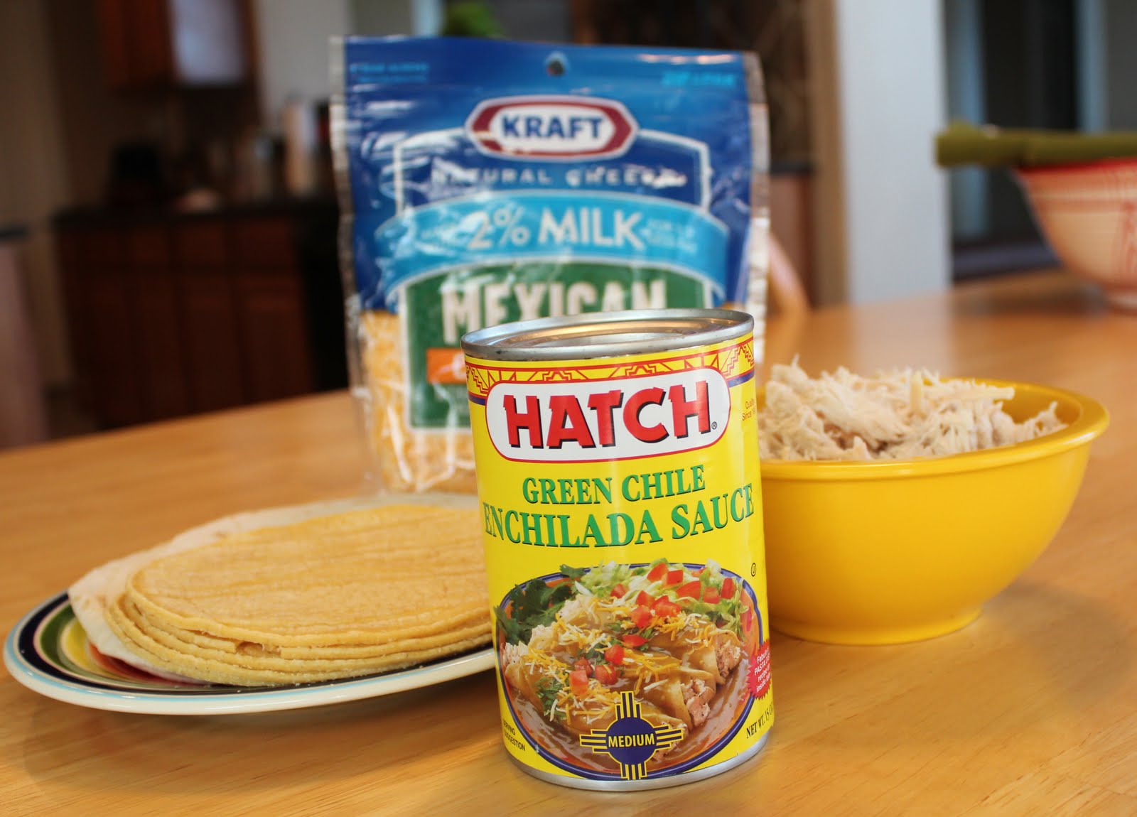 Journey to Fabulous Foods Hatch Green Chile Chicken Enchiladas