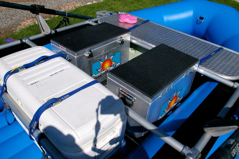 High Water Lines Raft Frame Setups