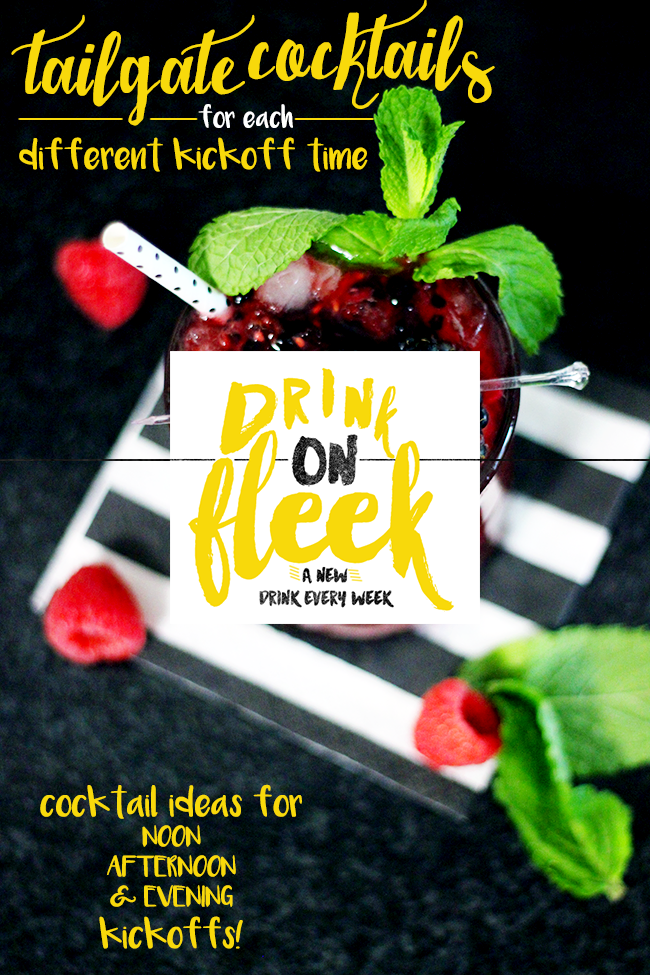 Tailgate Cocktail Ideas for Each Different Kickoff Time Venus Trapped